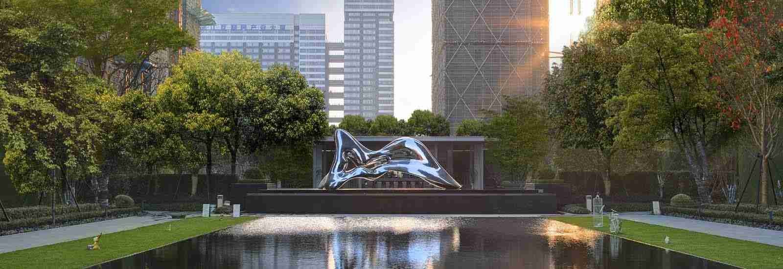 qualità Scultura all'aperto del metallo fabbrica