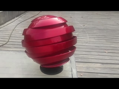 Scultura moderna di acciaio inossidabile, scultura astratta dipinta di acciaio inossidabile