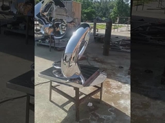 Sculture astratte famose di stile moderno del metallo per la decorazione dell'interno