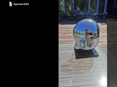 Piccole sculture moderne in acciaio inossidabile per la decorazione interna