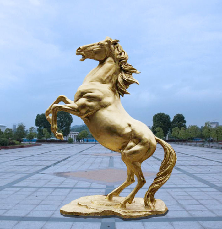 Paletto da giardino in metallo, ornamento a forma di animale, indicatore di direzione, per esterni, casa, tetto, fattoria, padiglione, cortile, prato, patio, ippodromo