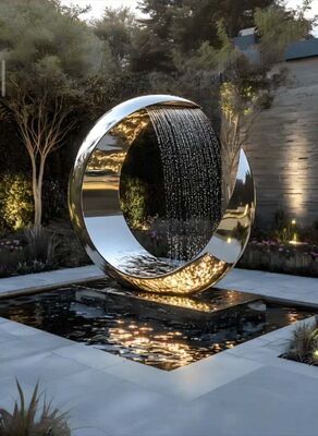 Scultura Contemporanea in Metallo per Giardino, Ornamenti, Scultura Pubblica Astratta da Esterno