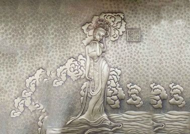 Resistenza alla corrosione antica di arte della parete del metallo di stile della scultura bronzea di sollievo del fatato